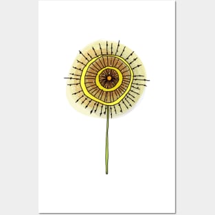 Post modern flowers Posters and Art